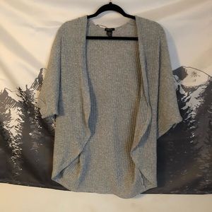 Gray cardigan